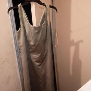 David's Bridal Elegant Cream Wedding Dress